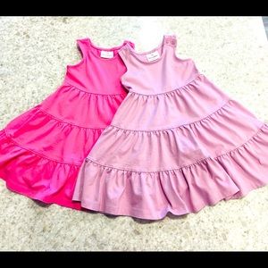 2 Hanna Andersson knit twirl dresses sz 90/3